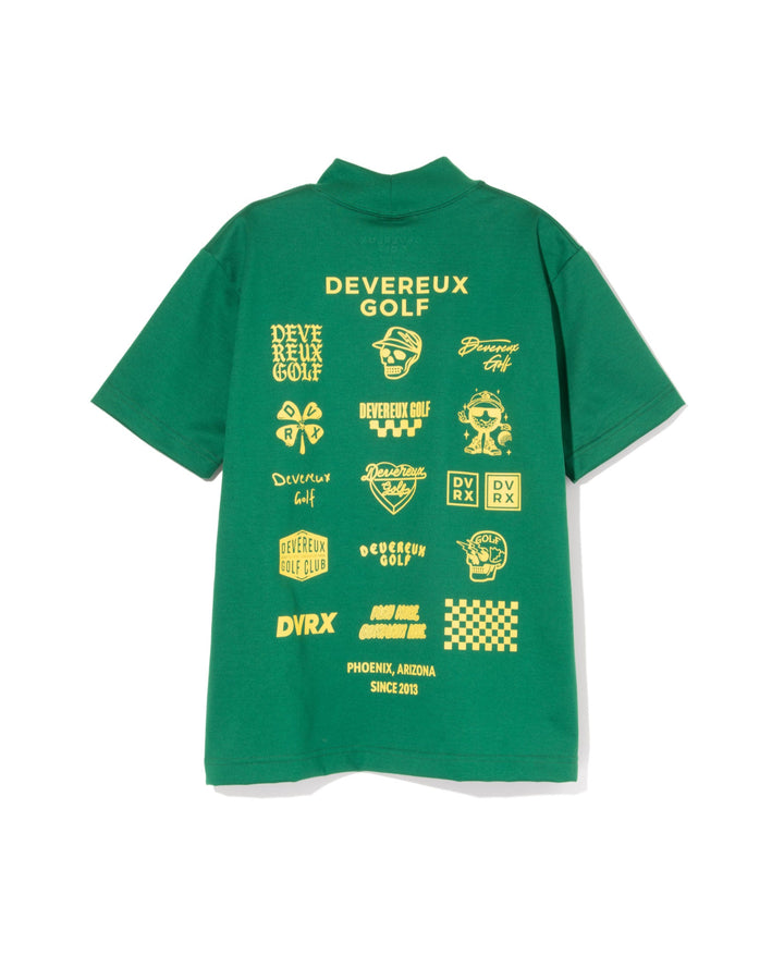 WOMEN Logo Assorted モックネックTシャツ 763572087-GREEN