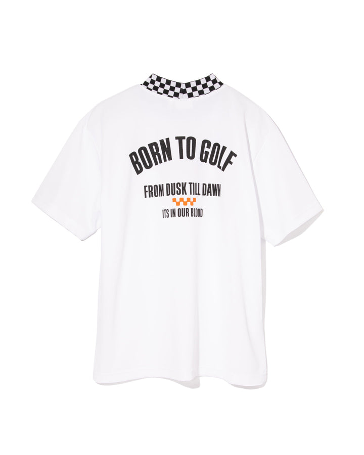 Icon Checker RibモックTEE 763572017-WHITE