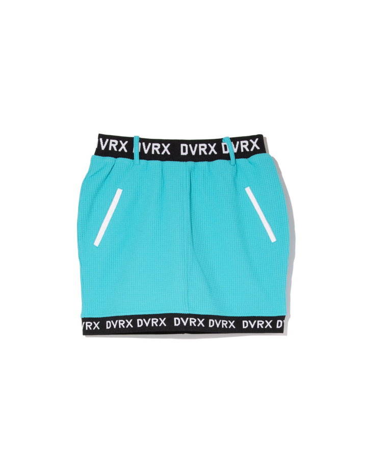 WOMEN Southern Drawワッフルロゴテープスカート 763572480-AQUA