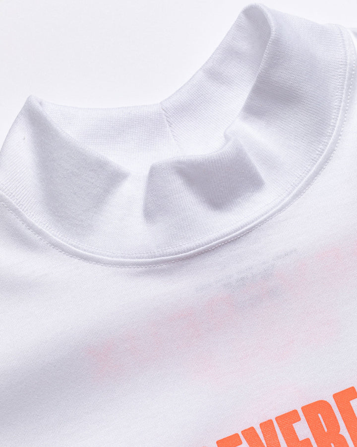 WOMEN Logo Assorted モックネックTシャツ 763572087-WHITE