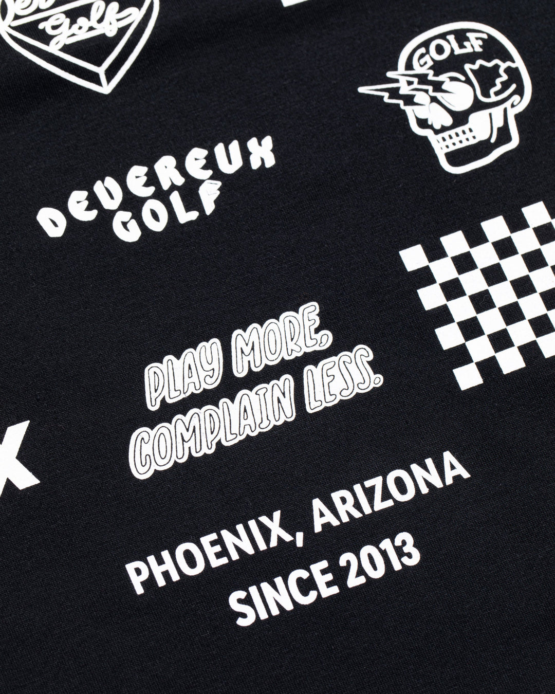 Logo Assorted ロングスリーブ モックネックTシャツ 763572022-BLACK