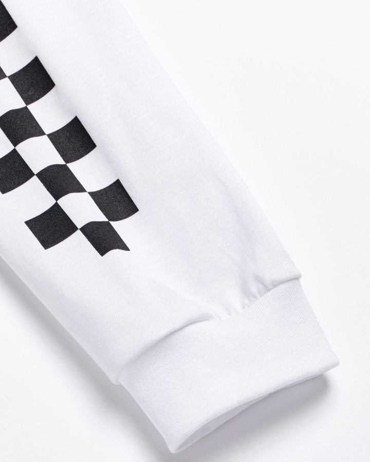 Logo Assorted ロングスリーブ モックネックTシャツ 763572022-WHITE