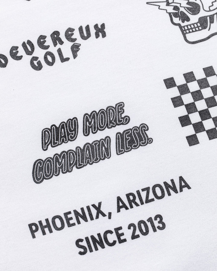 Logo Assorted ロングスリーブ モックネックTシャツ 763572022-WHITE