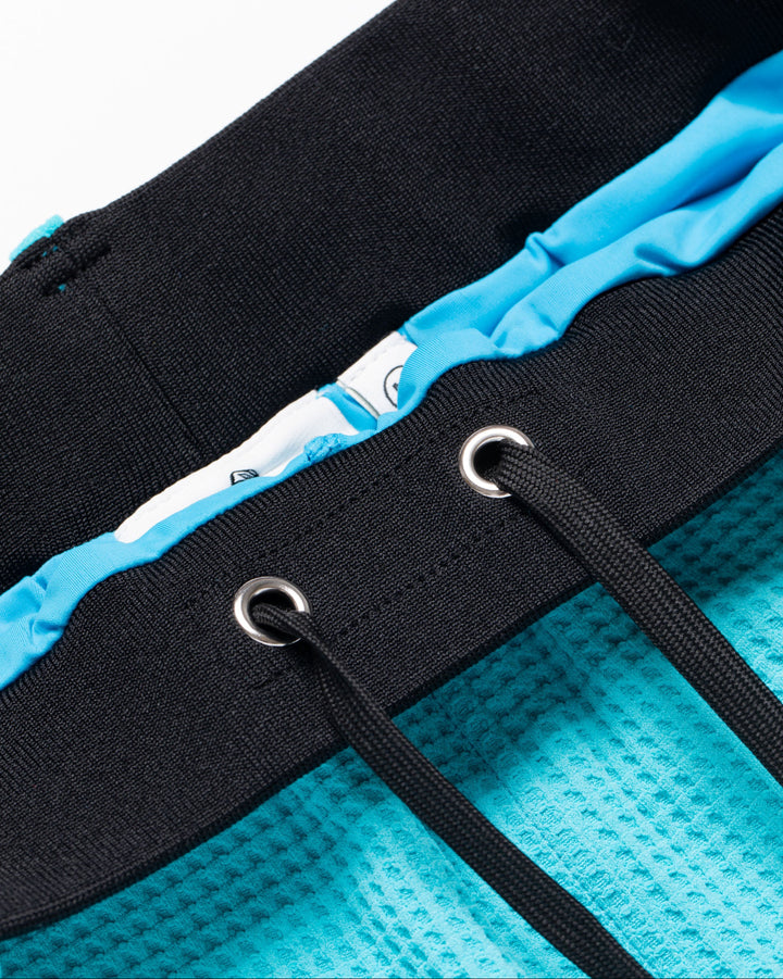 WOMEN Southern Drawワッフルロゴテープスカート 763572480-AQUA