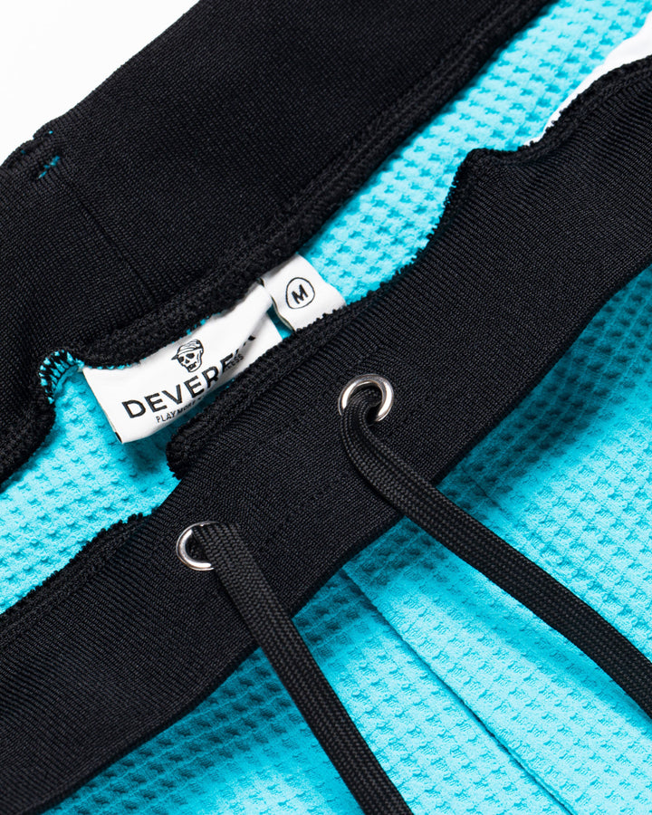 Southern Drawワッフルロゴテープショーツ 763572407-AQUA