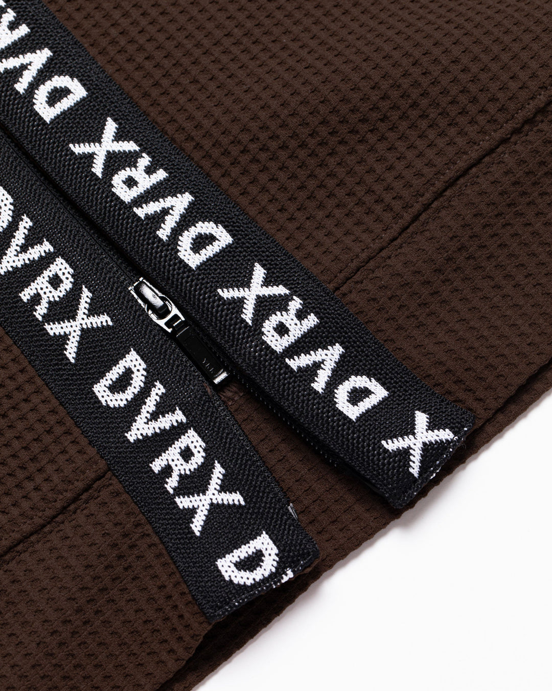 WOMEN Southern DrawワッフルFull Zipロゴテープフーディー 763572178-BROWN