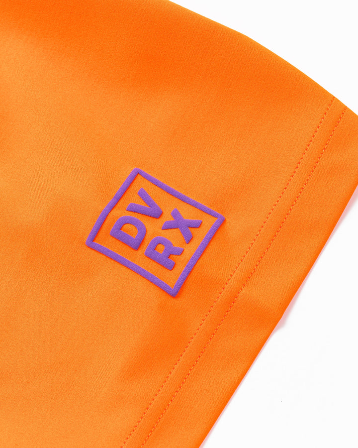 More TripチェッカーリブモックTEE 763572019-ORANGE
