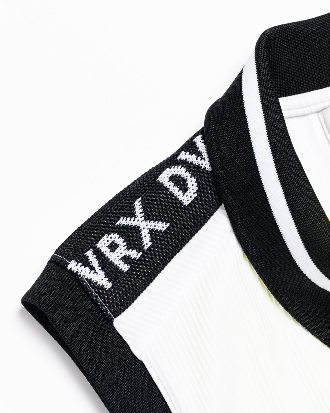 WOMEN Lucky than Goodノースリーブハーフジップリブカラーワンピース  763572572-WHTE