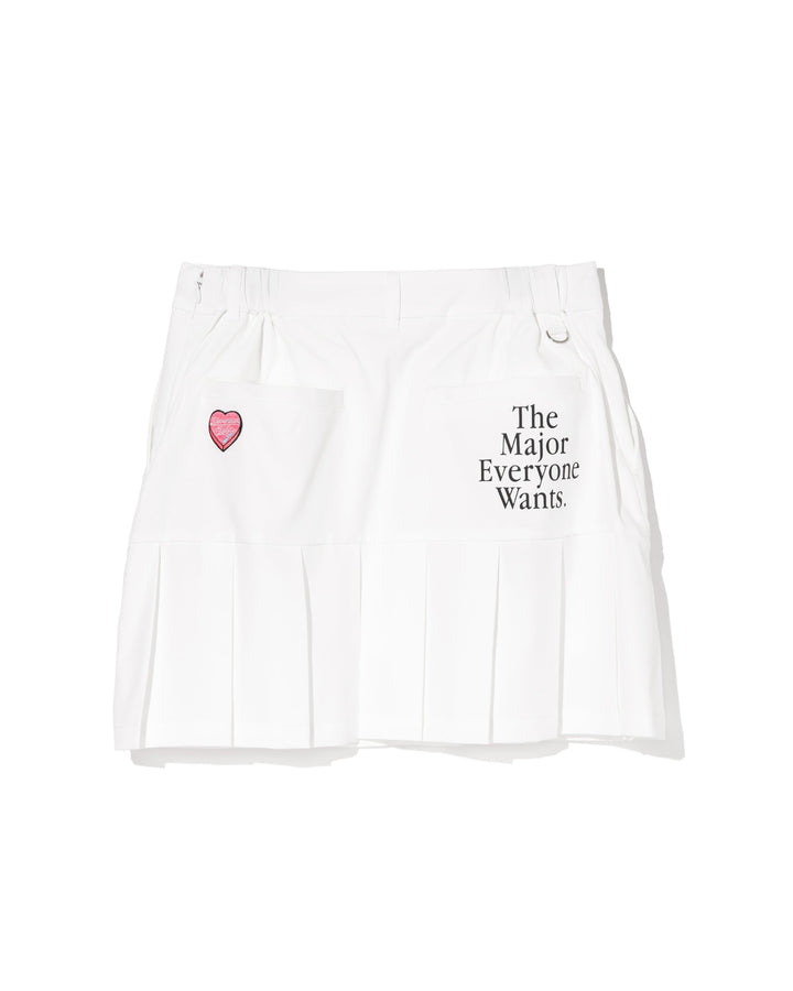 WOMEN PHX Pleatedスカート 763572478-WHITE