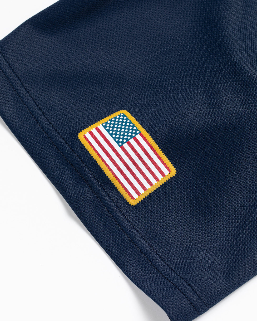 US Fly EagleモックネックTEE 763572013 GREEN×NAVY