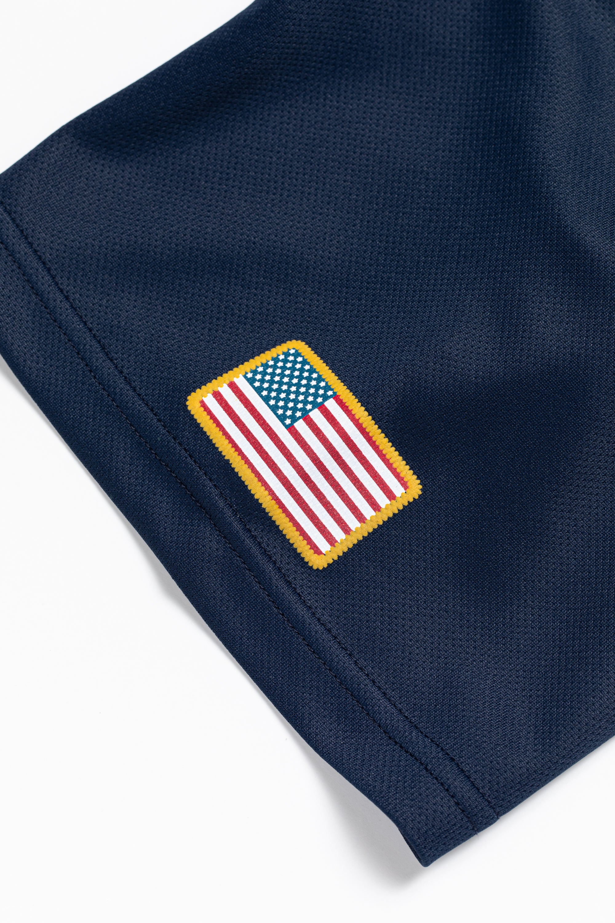 US Fly EagleモックネックTEE 763572013 GREEN×NAVY