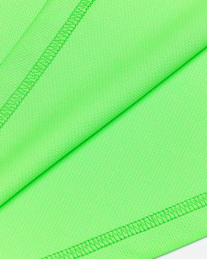 US Fly EagleモックネックTEE 763572013 GREEN×NAVY