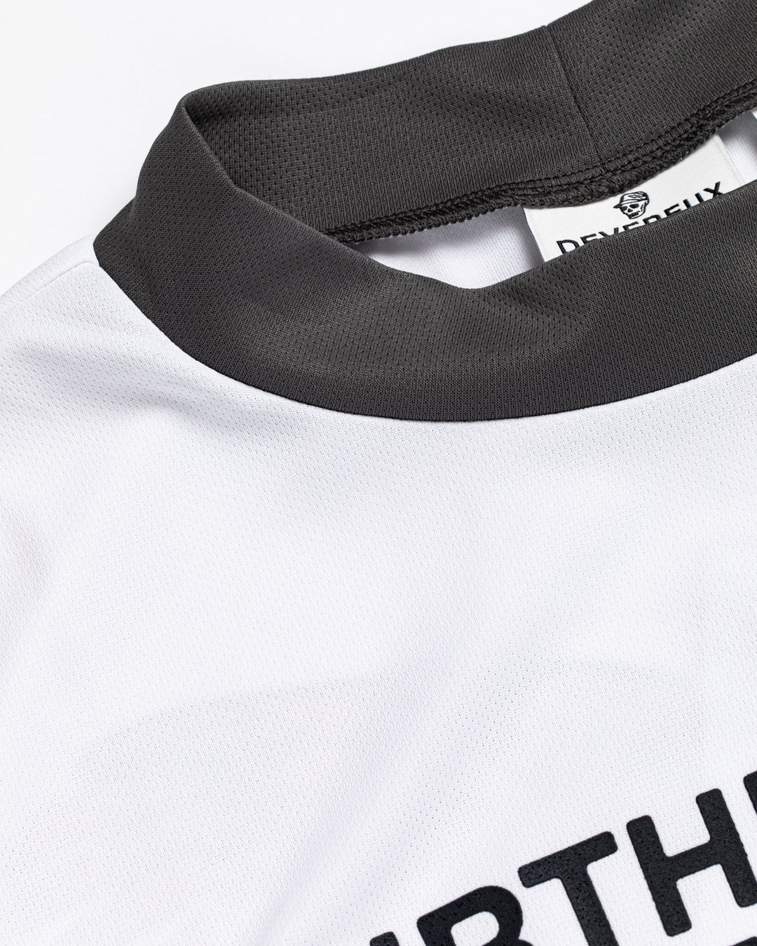 US Fly EagleモックネックTEE 763572013 WHITE×GRAY