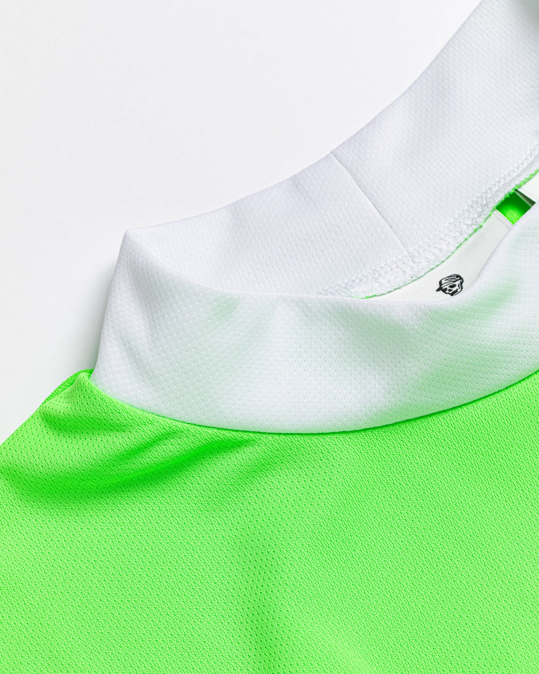 WOMEN USカルカッタモックネックTEE 763572080 GREEN×WHITE