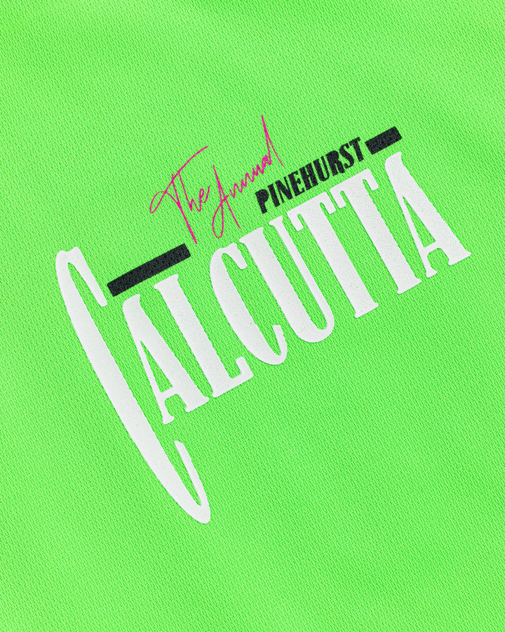 WOMEN USカルカッタモックネックTEE 763572080 GREEN×WHITE