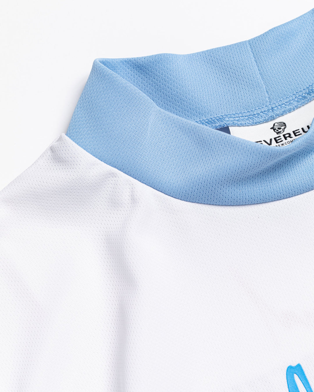 WOMEN USカルカッタモックネックTEE 763572080 WHITE×BLUE