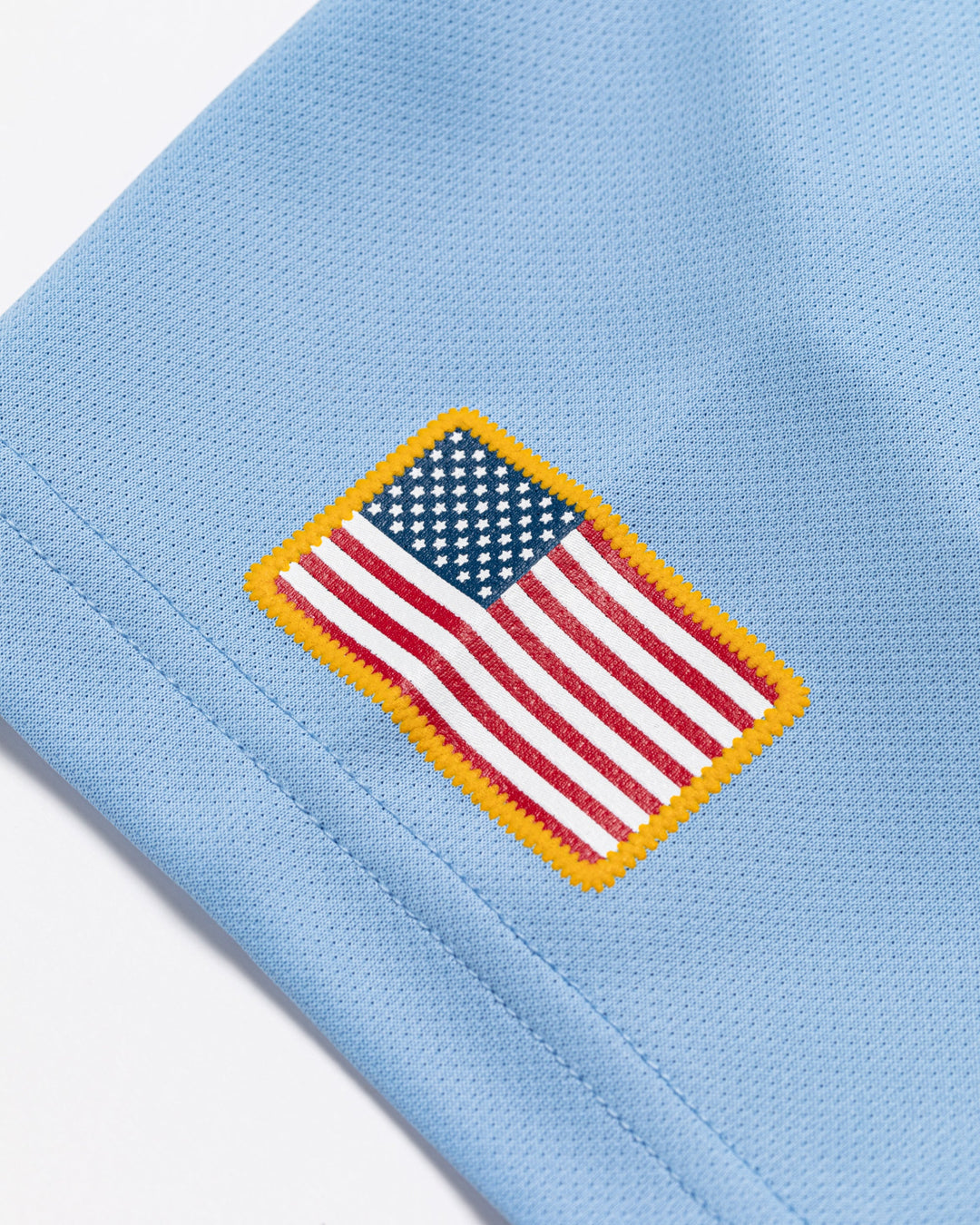 WOMEN USカルカッタモックネックTEE 763572080 WHITE×BLUE