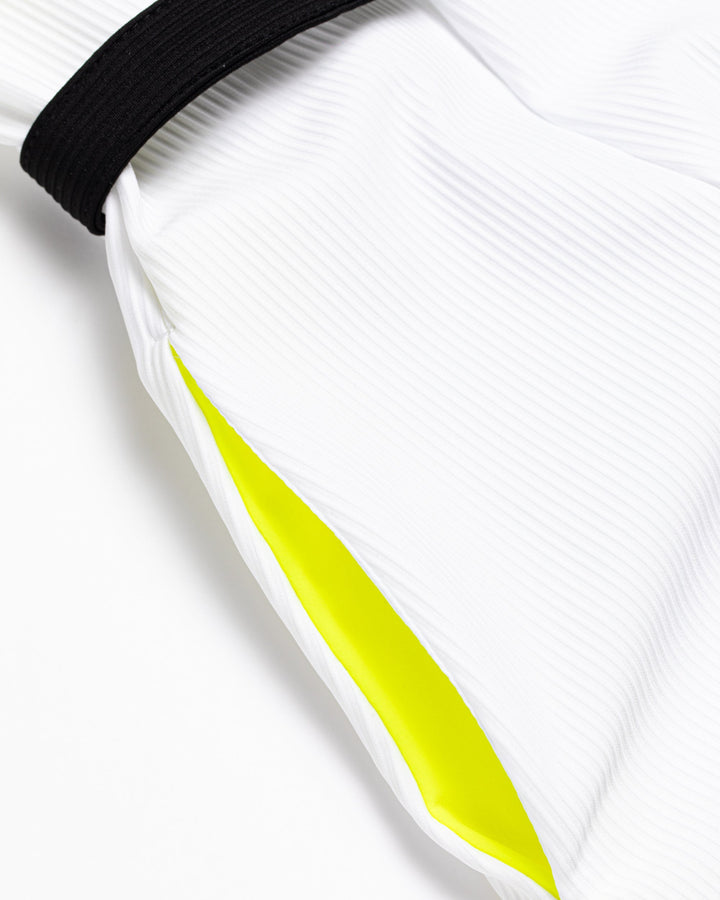 WOMEN Lucky than Goodノースリーブハーフジップリブカラーワンピース  763572572-WHTE