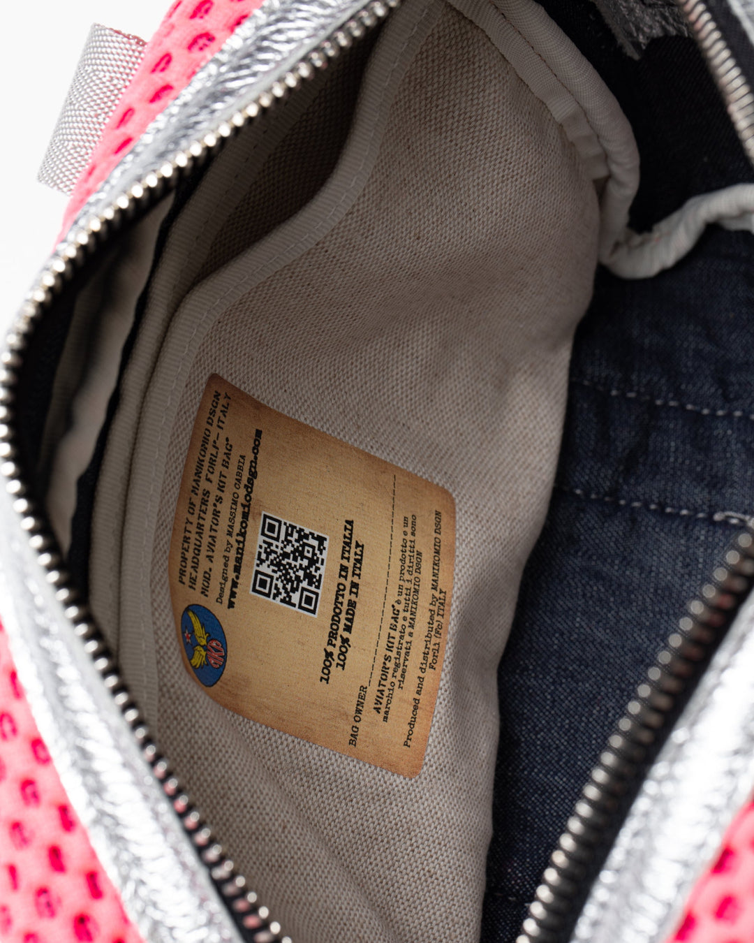 【DEVEREUX × MANIKOMIO】 Marty Mesh aviators kit bag 763572833 PINK