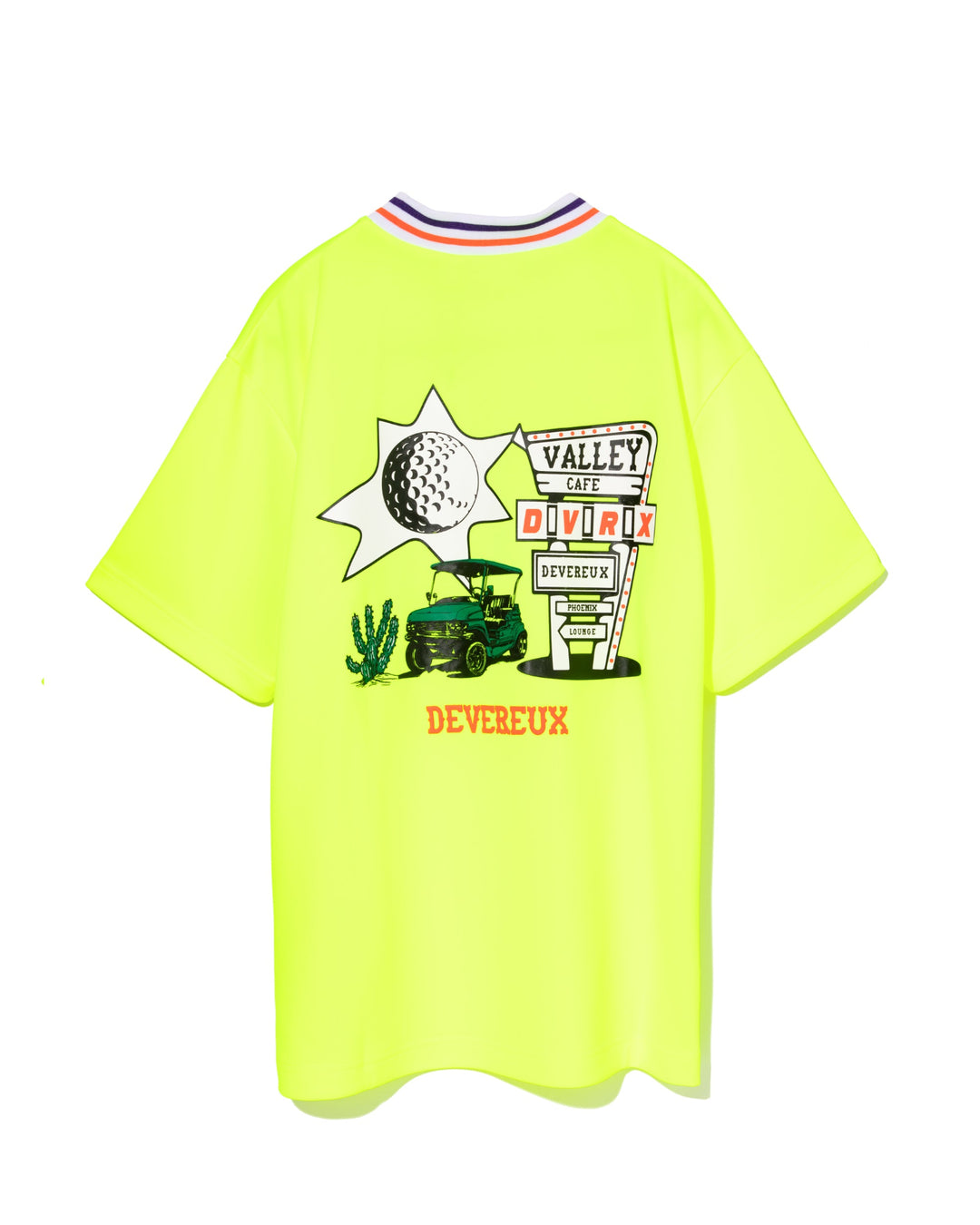 ARIZONA StingerリブモックネックTEE 763572012-YELLOW