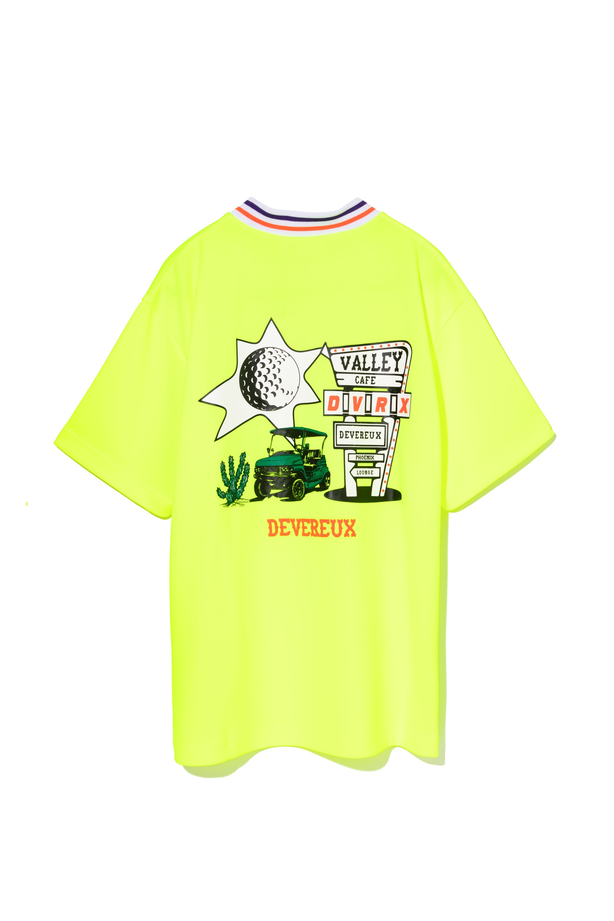 ARIZONA StingerリブモックネックTEE YELLOW