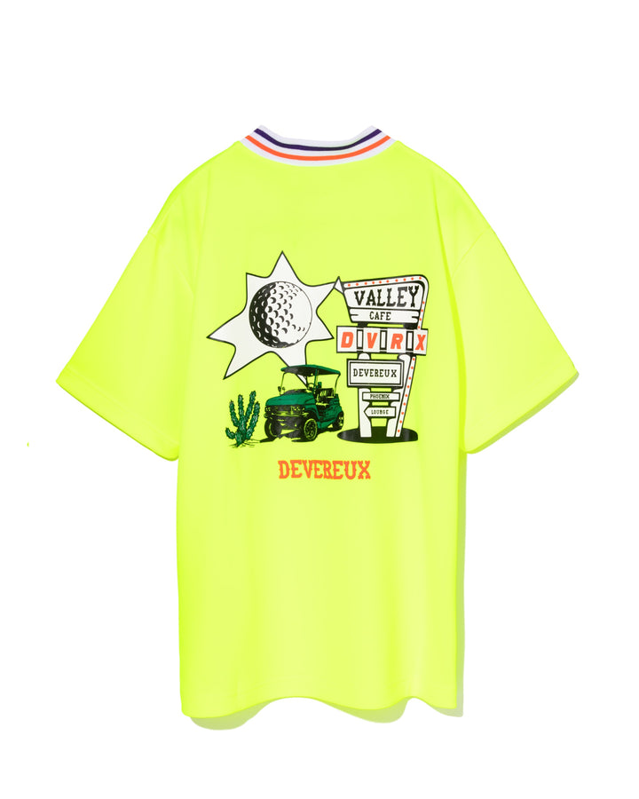 ARIZONA StingerリブモックネックTEE 763572012-YELLOW