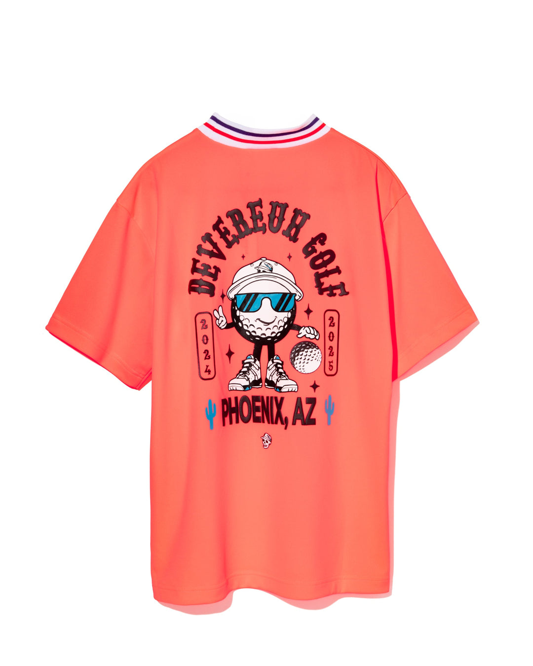ARIZONAアクティブリブモックネックTEE 763572011 ORANGE