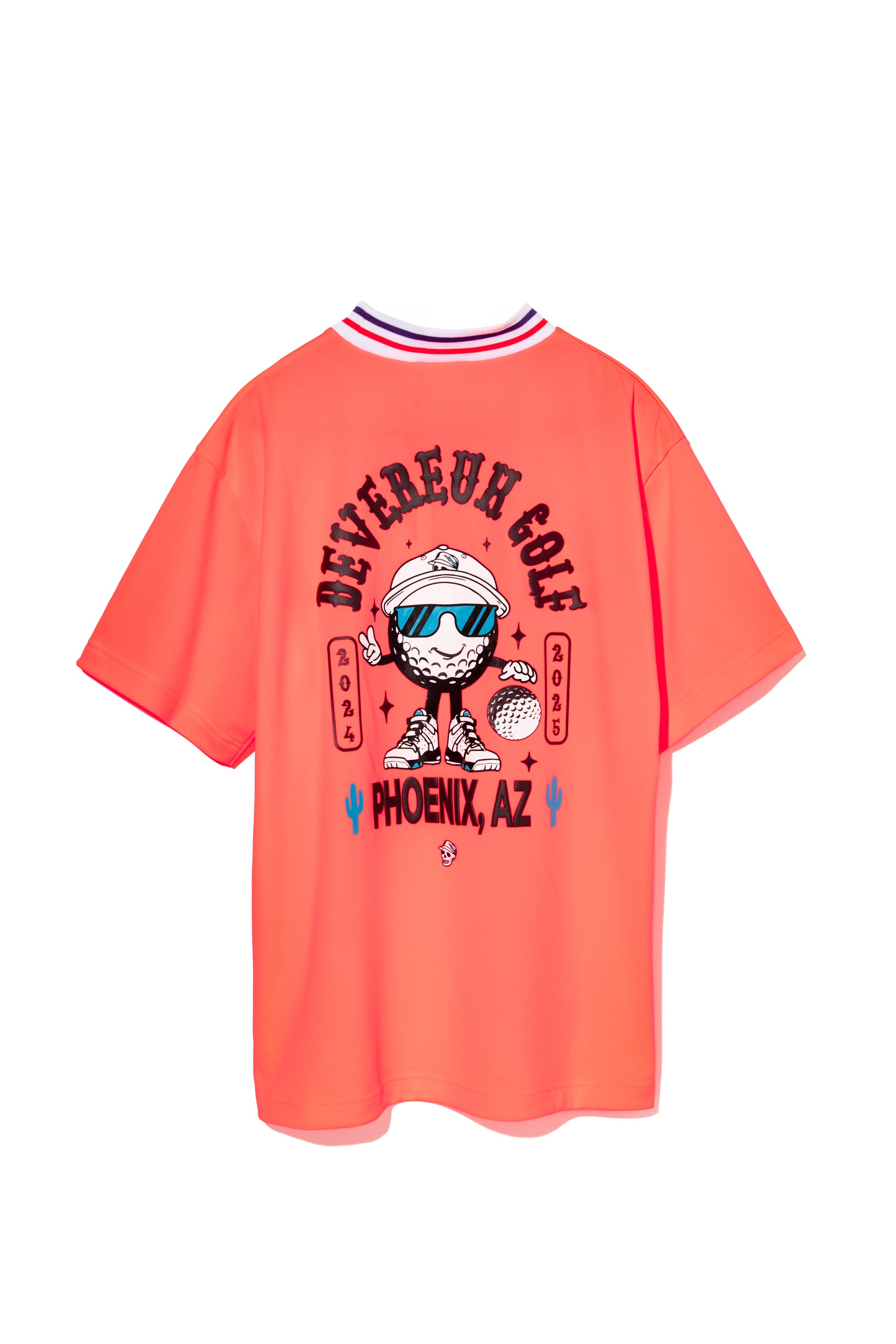 ARIZONAアクティブリブモックネックTEE 763572011 ORANGE