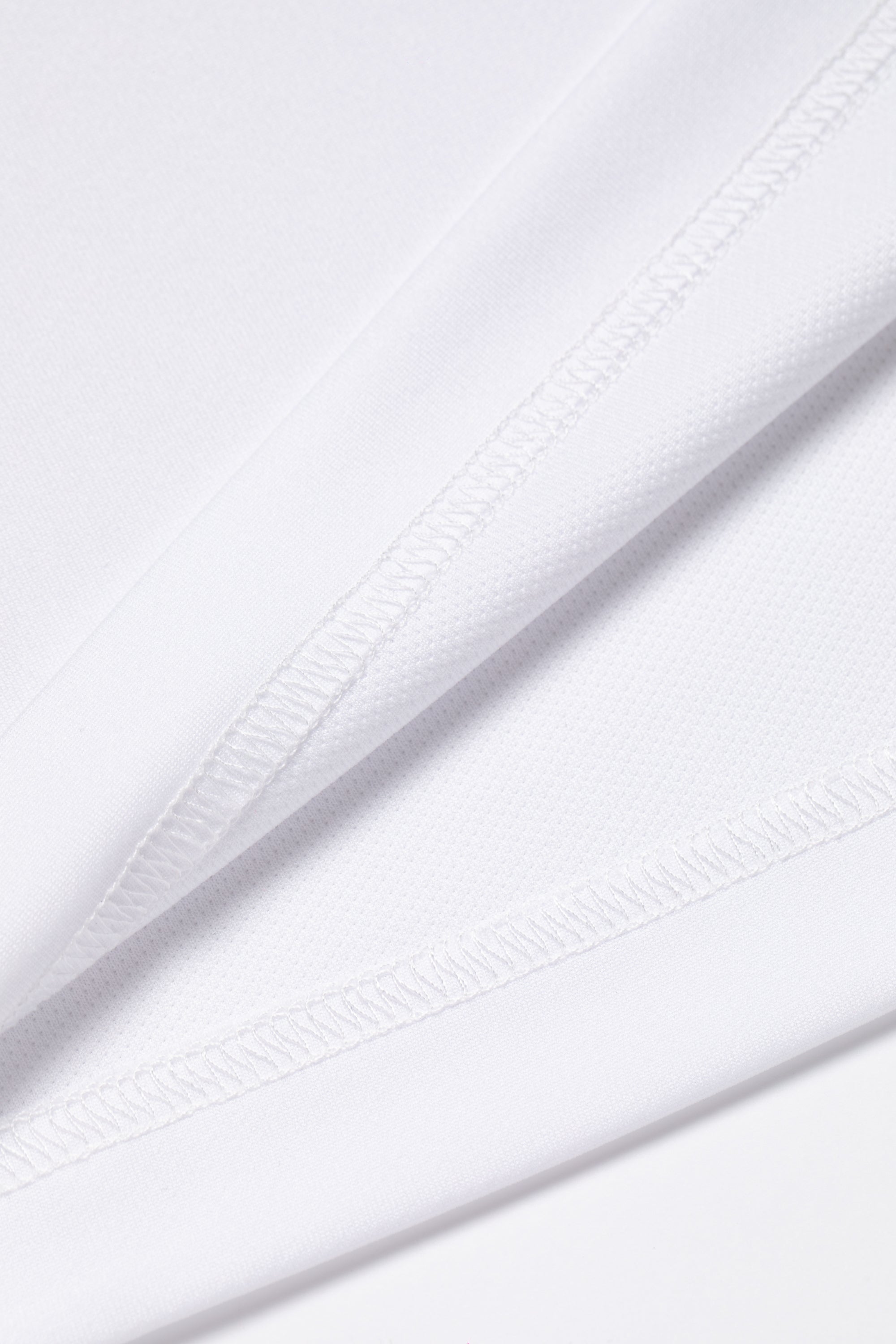 ARIZONAアクティブリブモックネックTEE 763572011 WHITE