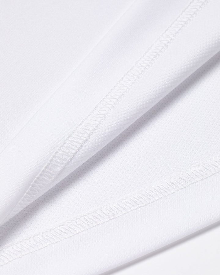 ARIZONAアクティブリブモックネックTEE 763572011 WHITE