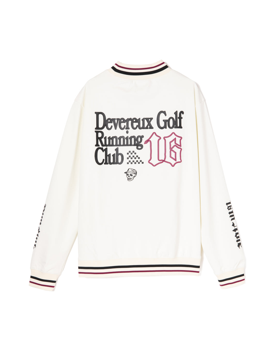 16Runclub ストライプリブモック 075754007-WHITE