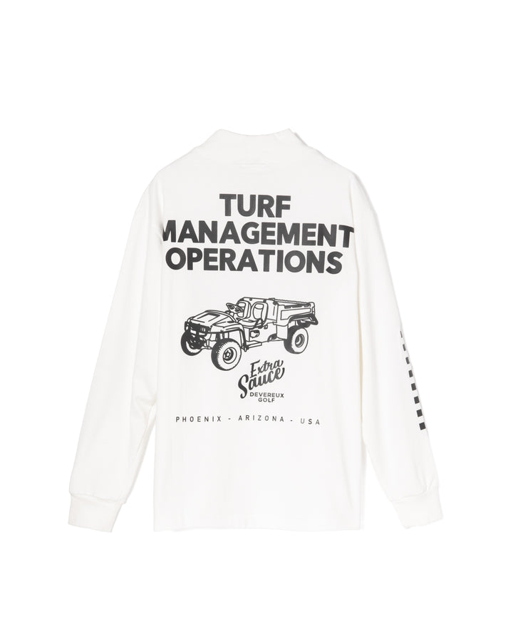 VALLEY コットンモック ロングスリーブ 075754004-WHITE