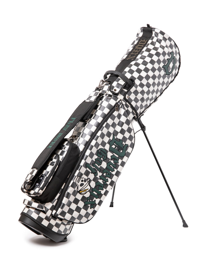 ALL CHECKER Caddie bag 075754830-WHITE