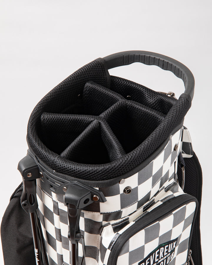 ALL CHECKER Caddie bag 075754830-WHITE