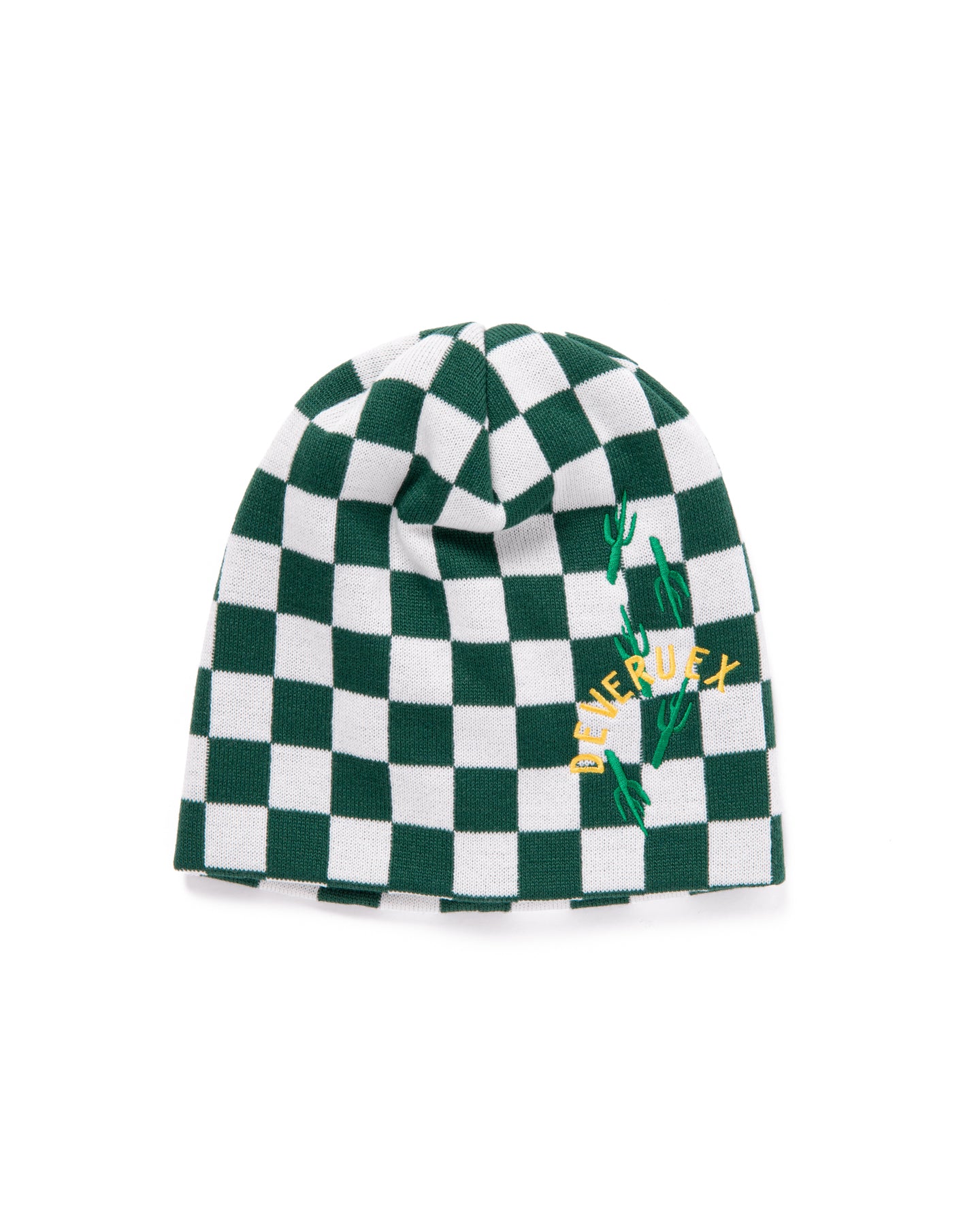 チェッカーフラッグカクタスビーニー 075754806-GREEN