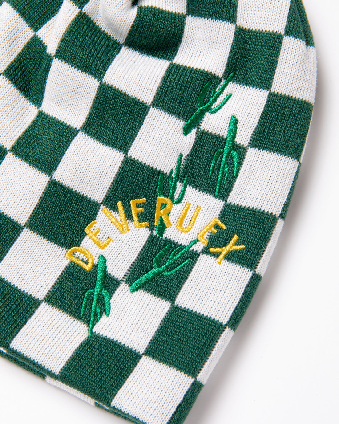 チェッカーフラッグカクタスビーニー 075754806-GREEN