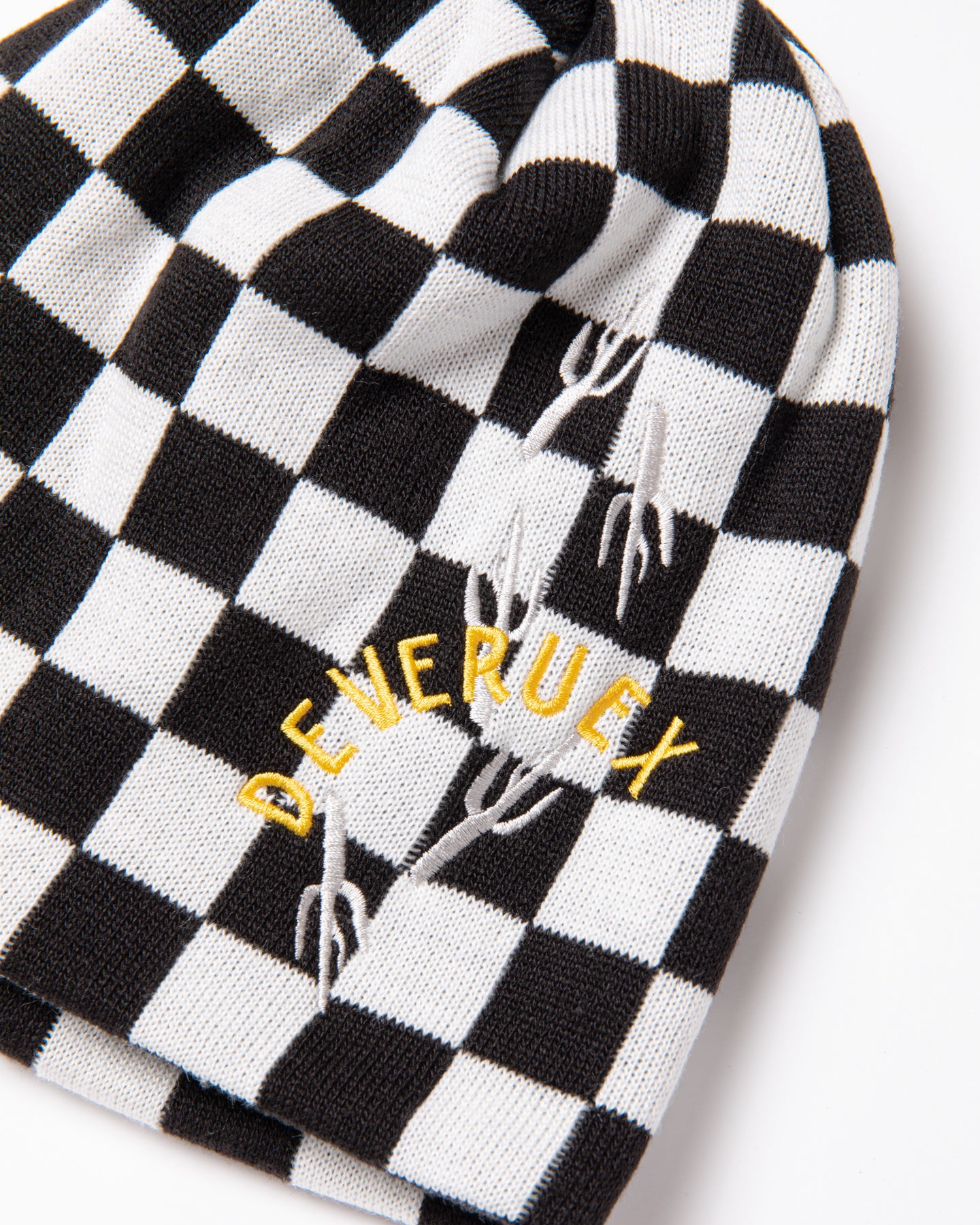 チェッカーフラッグカクタスビーニー 075754806-BLACK