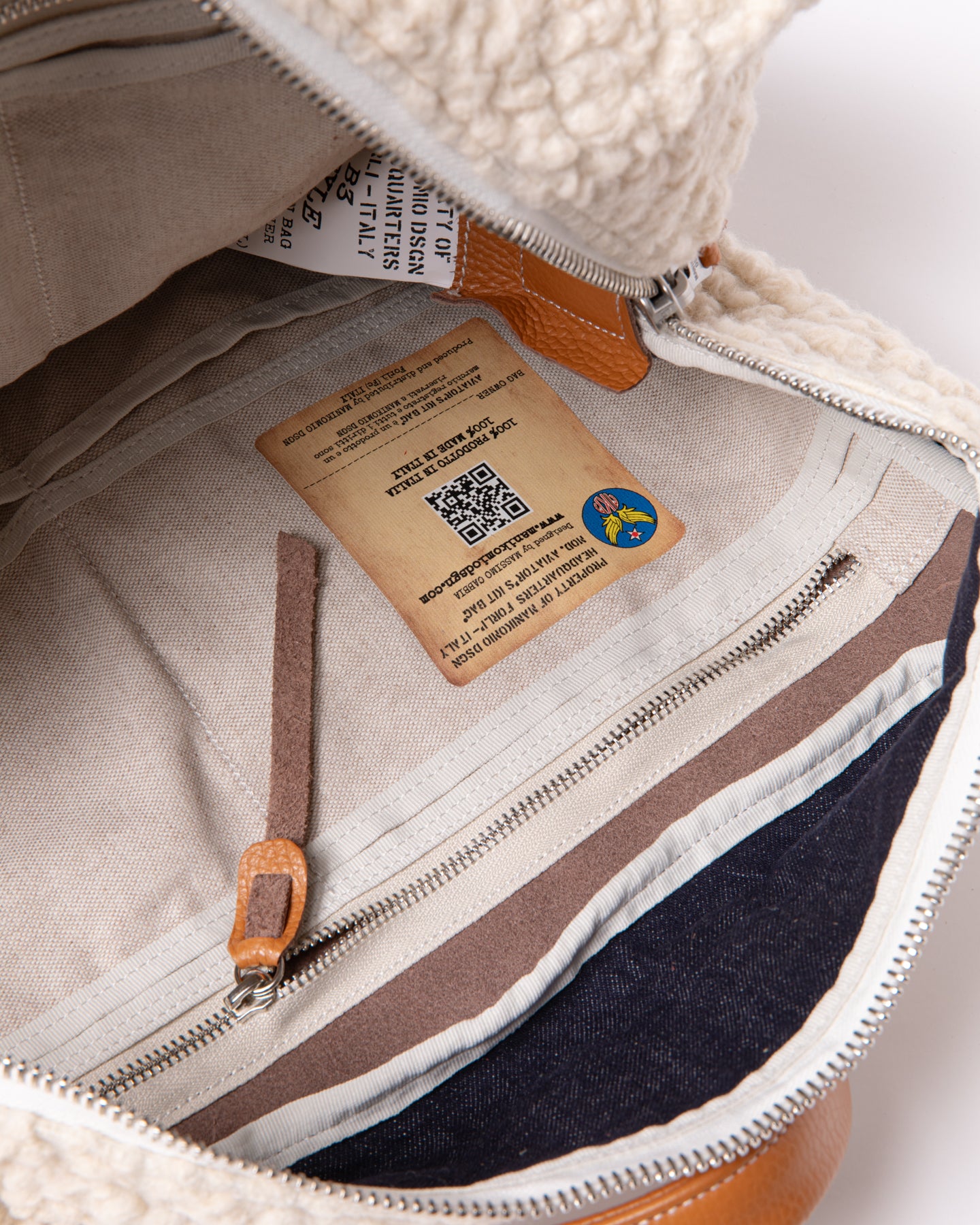 【DEVEREUX × MANIKOMIO】38 Mouton BAG 763474862-BEIGE