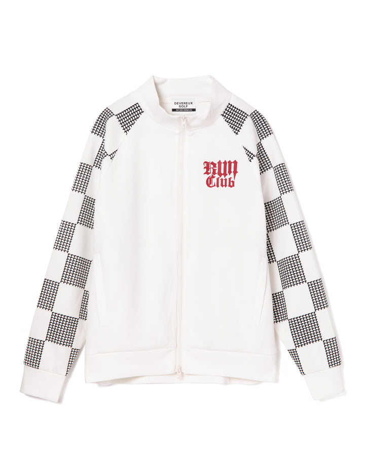 Back9Run club フルジップジャケット 075754102-WHITE