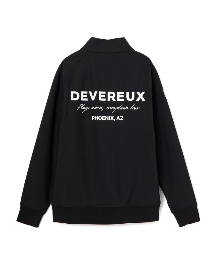 VALLEY 3層フリース ハーフジッププルオーバー 075754026-BLACK