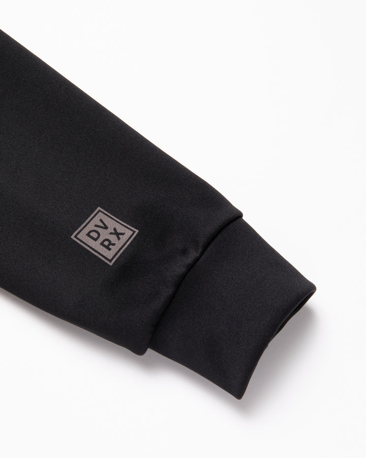 Stinger fitted リブモック ロングスリーブ 075754012-BLACK