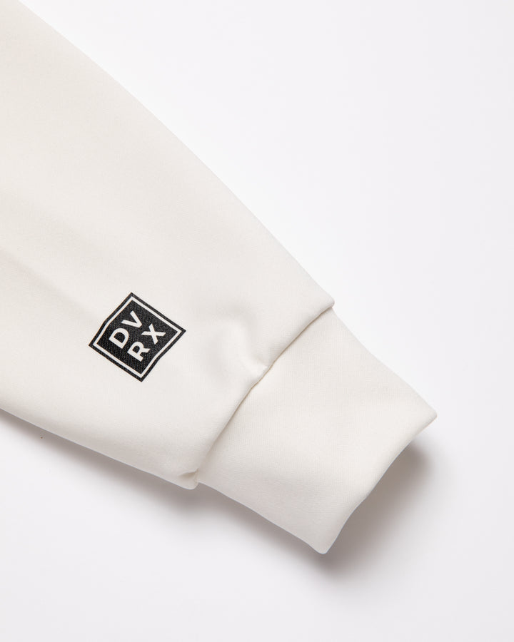 Stinger fitted リブモック ロングスリーブ 075754012-WHITE