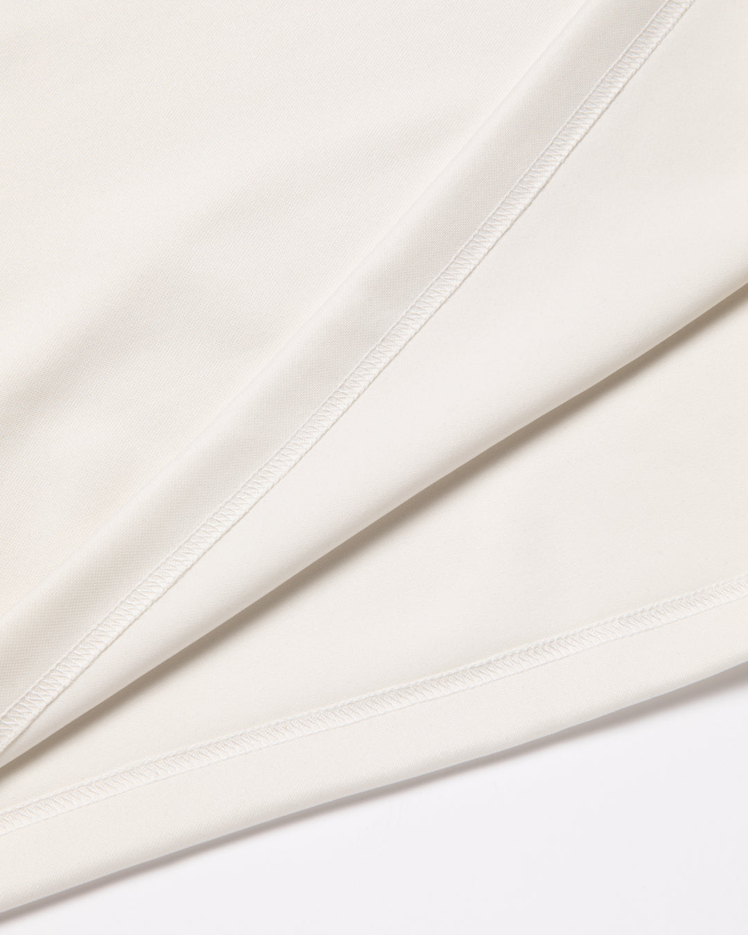 Stinger fitted リブモック ロングスリーブ 075754012-WHITE