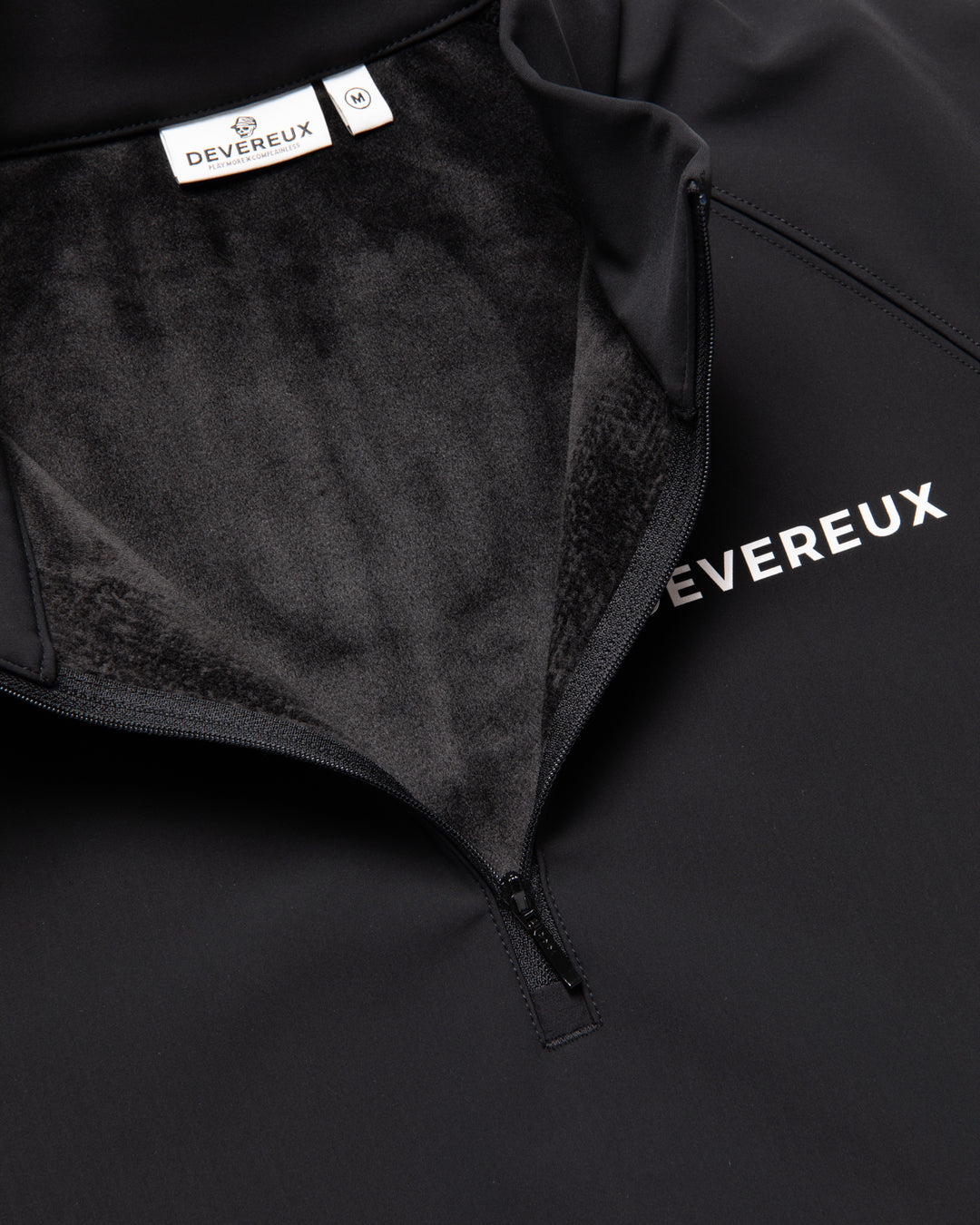 VALLEY 3層フリース ハーフジッププルオーバー 075754026-BLACK