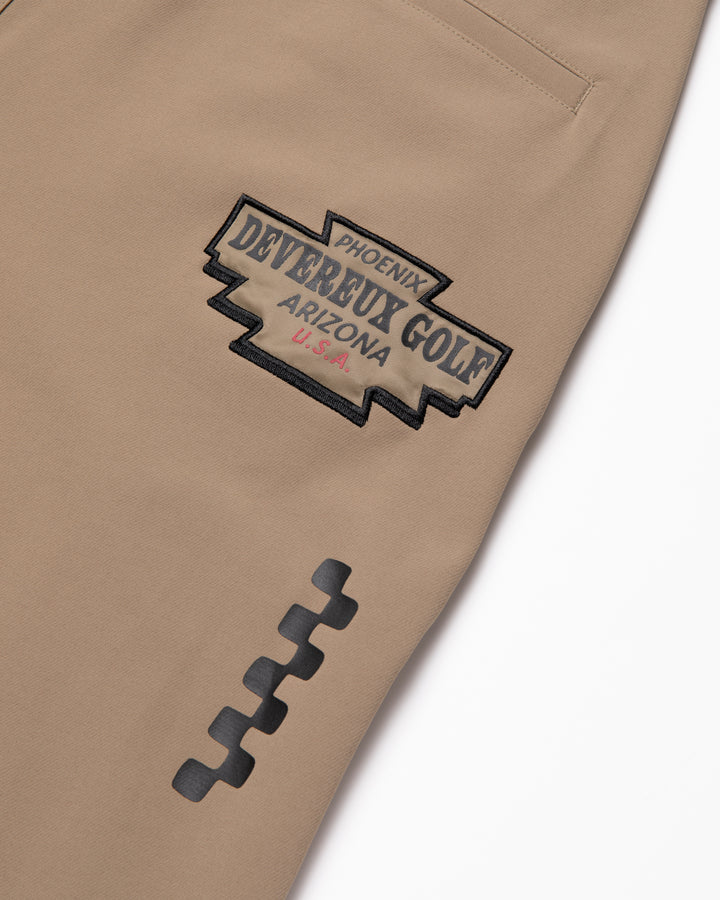 MEN マルチギアワイドパンツ 075754400-BROWN