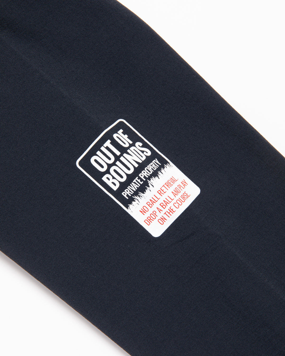 Out of bounds バックフリースモック ロングスリーブ 075754018-BLACK