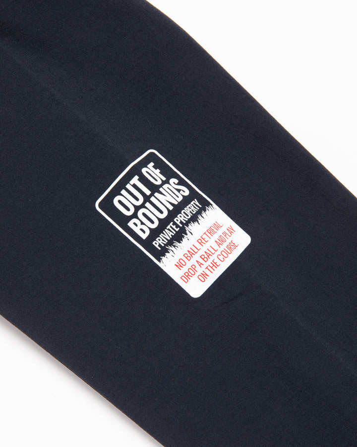 Out of bounds バックフリースモック ロングスリーブ 075754018-BLACK