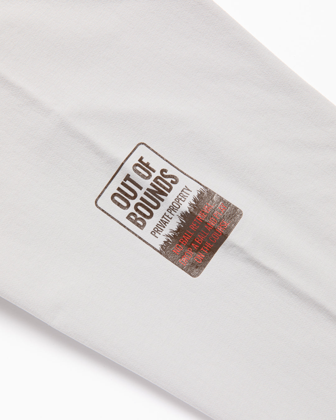 Out of bounds バックフリースモック ロングスリーブ 075754018-WHITE