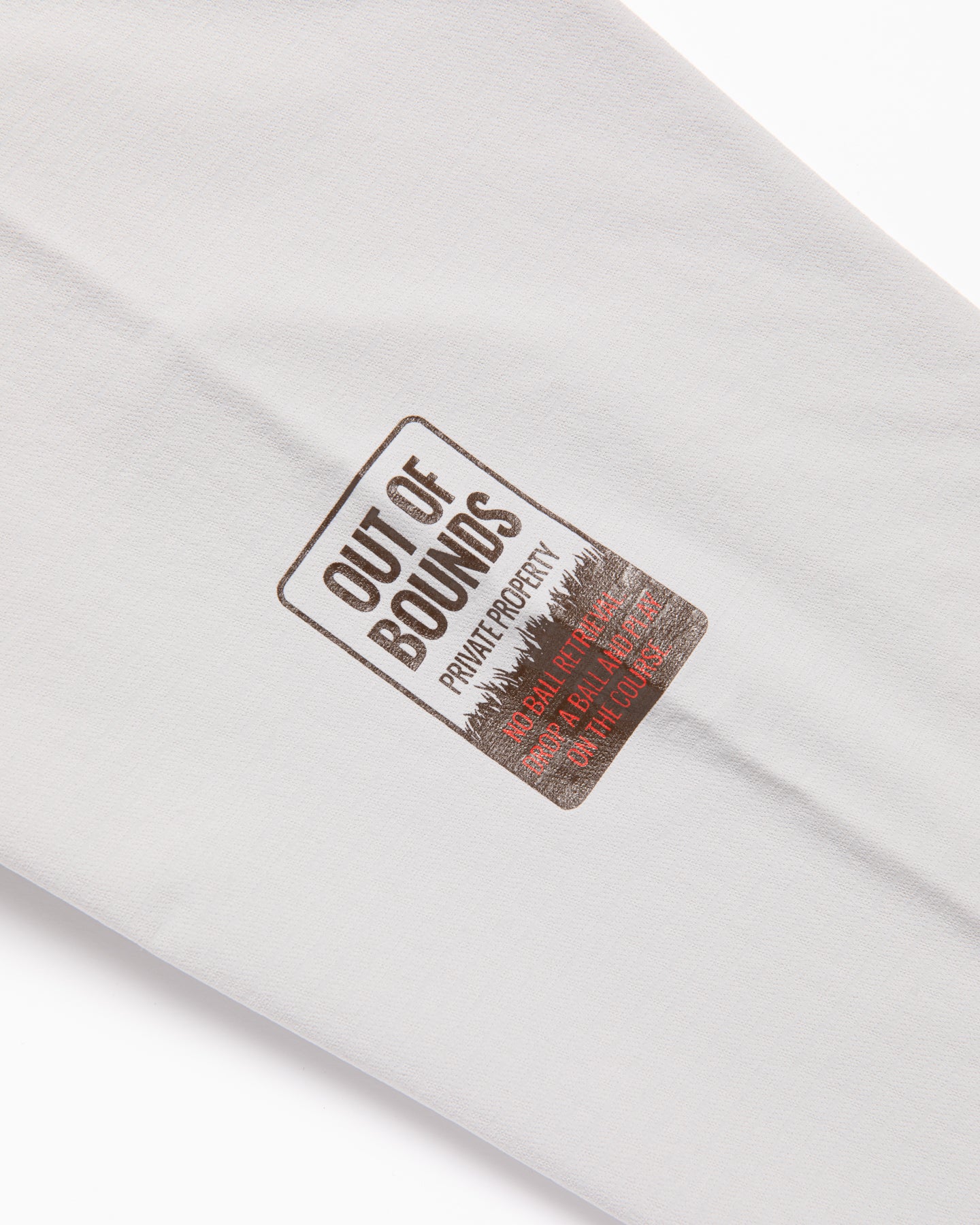 Out of bounds バックフリースモック ロングスリーブ 075754018-WHITE