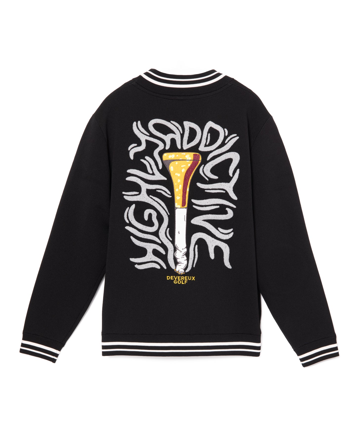 ハイリーアディクティブ 裏付きニット 075754704-BLACK